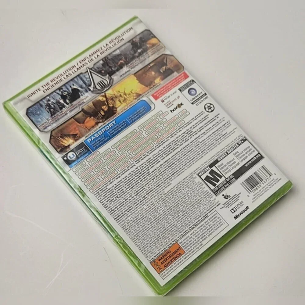 Xbox 360 Assassins Creed 3 Game Stop - Still Sealed